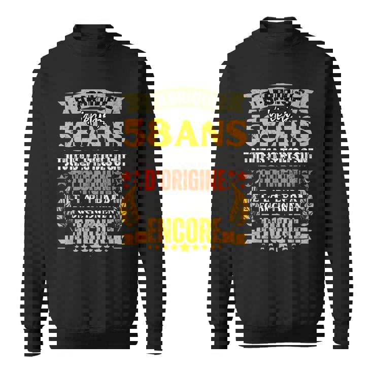 58 Ans Anniversaire Homme Humour Cadeau Vintage 1967 Manche Raglan