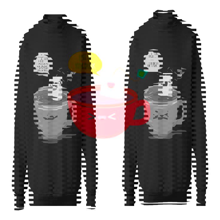 Hot Aromatic Drink Humor Pee In Your Happy Cup Bag Sweatshirt