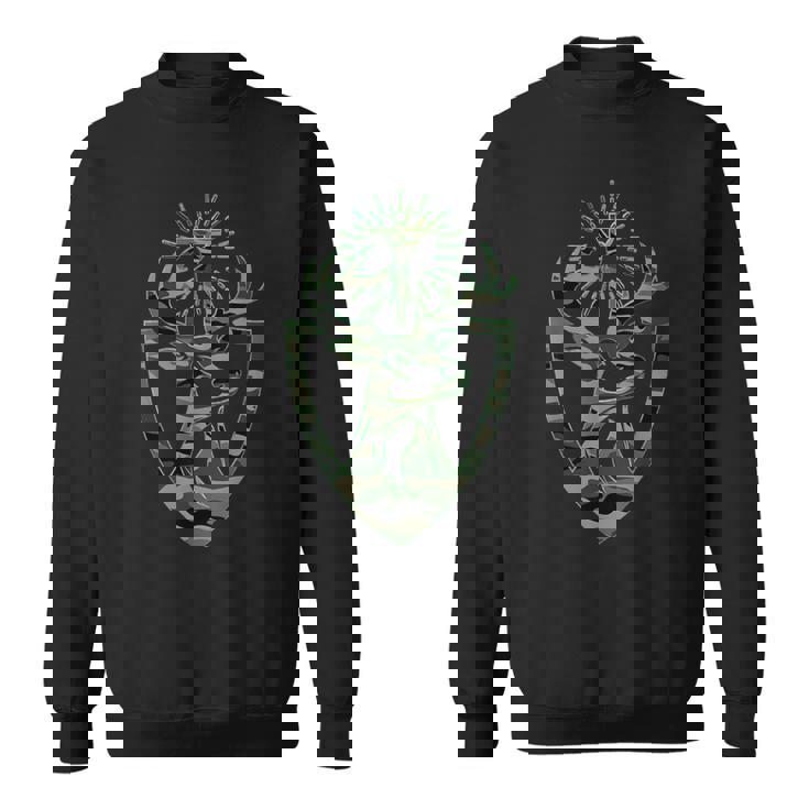 Hubert Hubertus Patron De Saint Des Chasseurs De Cerf Camo Homme Sweater e