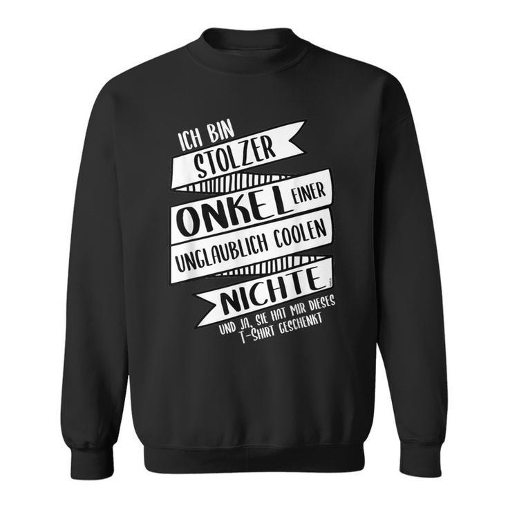 Ich Bin Stolzer Onkel Einer Coole Niche Sweatshirt