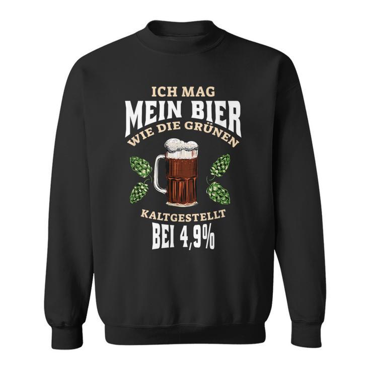 Ich Mag Mein Bier Kaltgestellt Sweatshirt