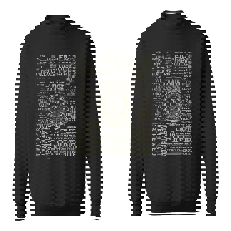 It's A Clouser Thing Clouser Name Sweatshirt