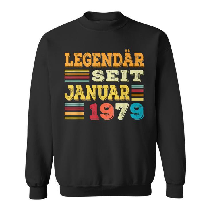 Januar 1979 Lustige Geschenke 46 Geburtstag Sweatshirt