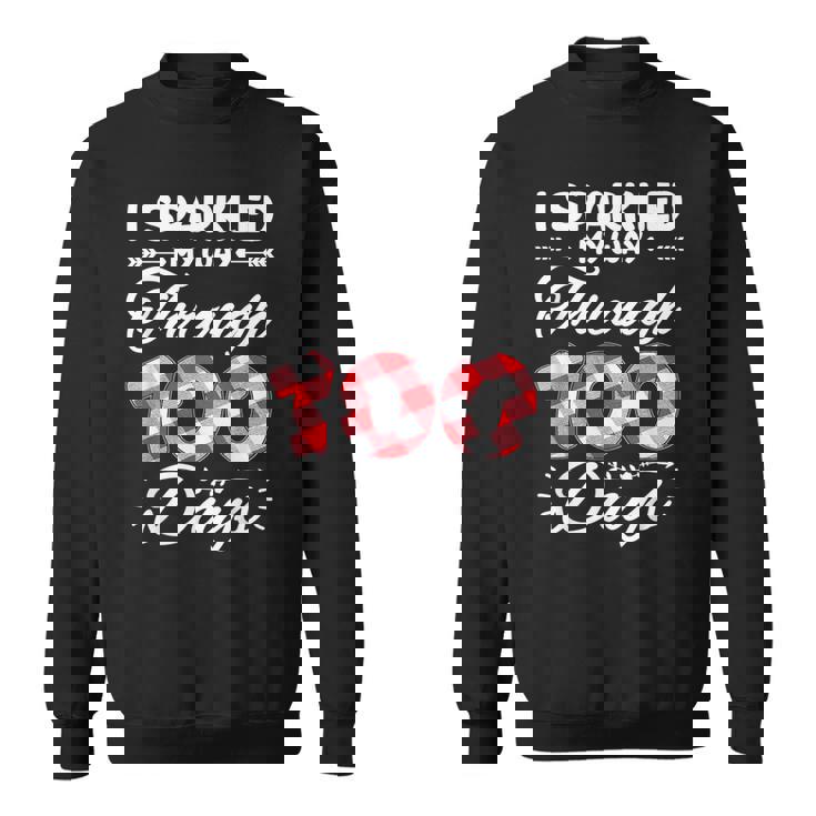 Je Me Suis Frayé Un Chemin À Travers 100 Jours 100E Jour D'école Sweater e