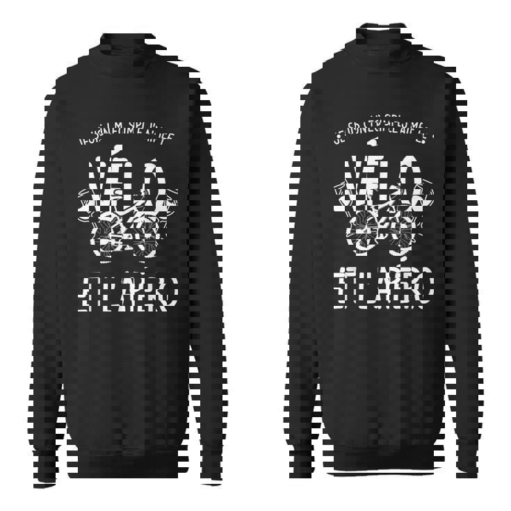 Je Suis Un Mec Simple J'aime Leélo Et L'apéro Sweater e