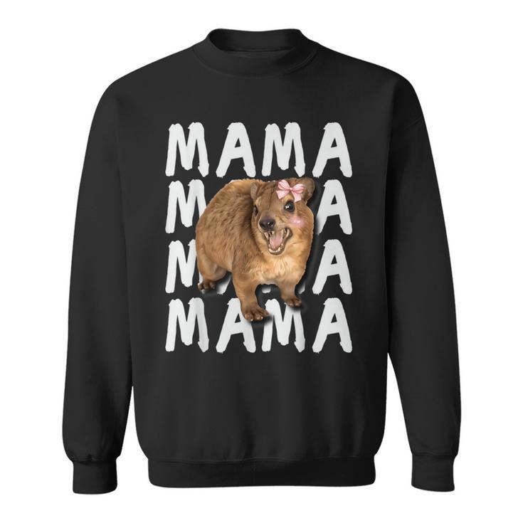 Klippschliefer Hyrax Meme Sweatshirt