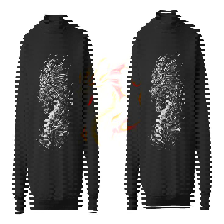 Knucker Dragon Motif Obra De Arte Mítica Knucker Dragon Camisa de entrenamiento