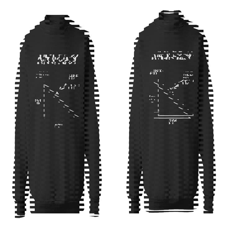 La Matemáticas Es Fácil Hallar X Aquí Es Camisa de entrenamiento