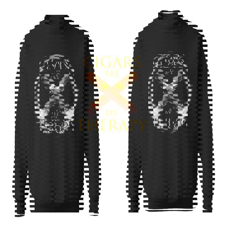 Les Cigares Amusants Sont Ma Thérapie Cadeau Du Fumeur De Ci Sweater e