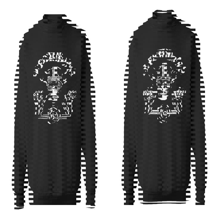 Life Behind Bars Biker Skull Ape Hangers Motorcycle Sweatshirt