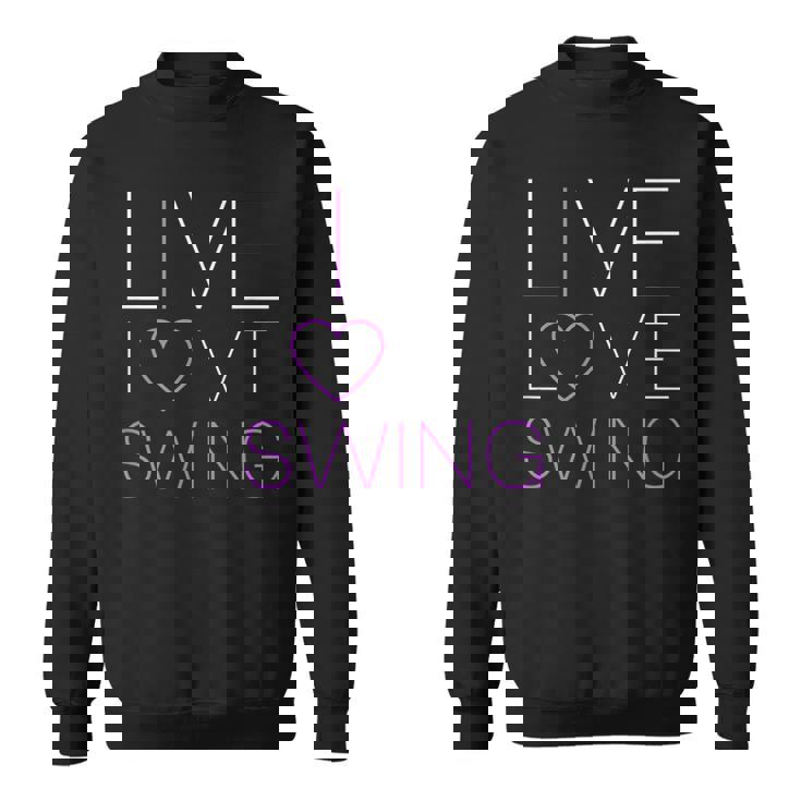 Live Love Swing Swing Bailarín Camisa de entrenamiento