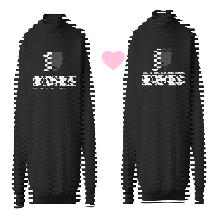 I Love Bunnies I Heart Bunnies Animal Lover Sweatshirt