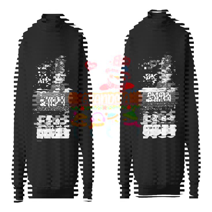 I Love Being Grandma Snowman Christmas Xmas Family Matching Sweatshirt