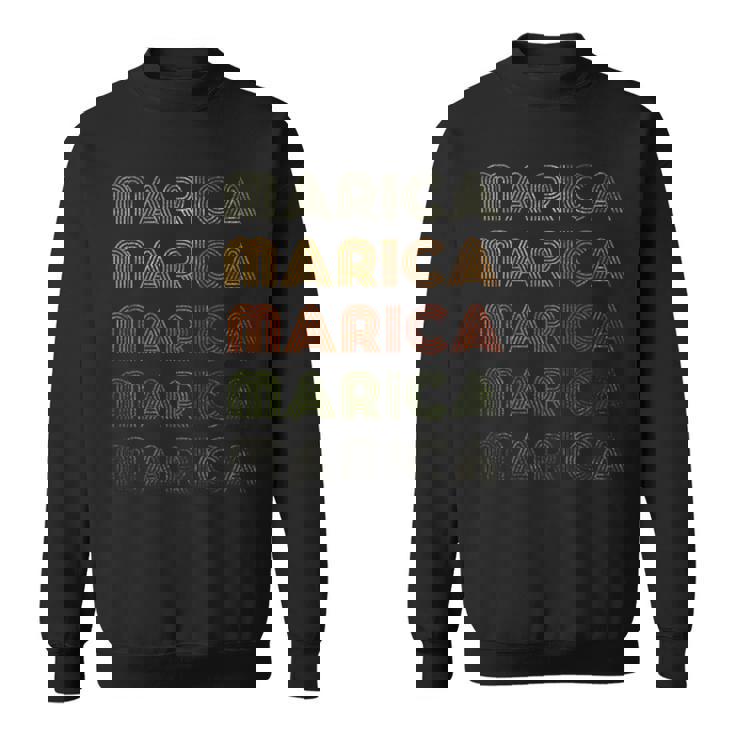 Love Heart Marica GrungeVintage Style Negro Marica Camisa de entrenamiento