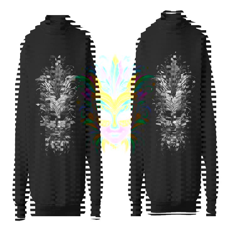 Masque De Mardi Gras New Orleans Nola Louisiana Outfit Carnaval Sweater e