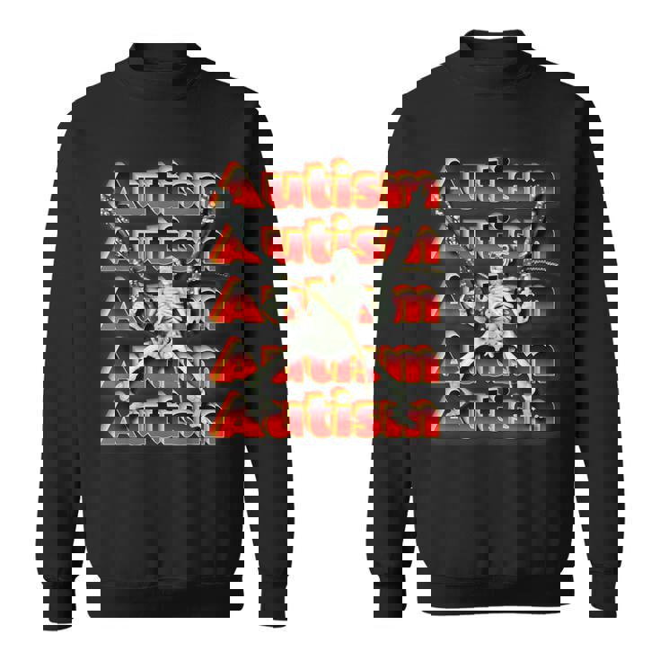 Meme Autism Skeleton Camisa de entrenamiento