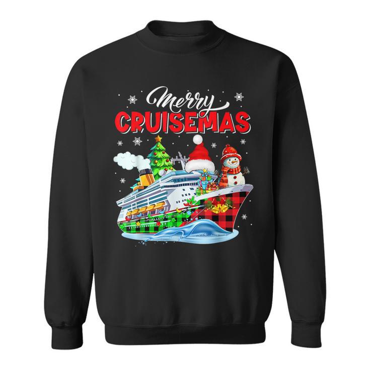 Merry Christmas Cruise Santa Cruise Ships Xmas Symbols Lover Sweatshirt