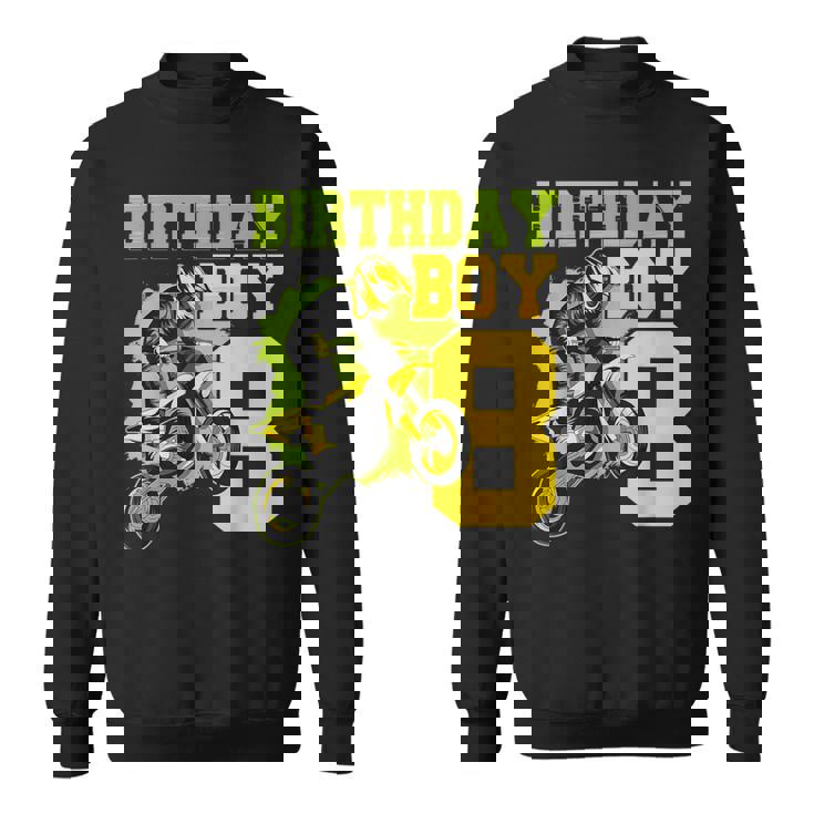 Motocross Mx 8º Regalo 8 Años De Edad Dirt Bike Fiesta De Cumpleaños Camisa de entrenamiento