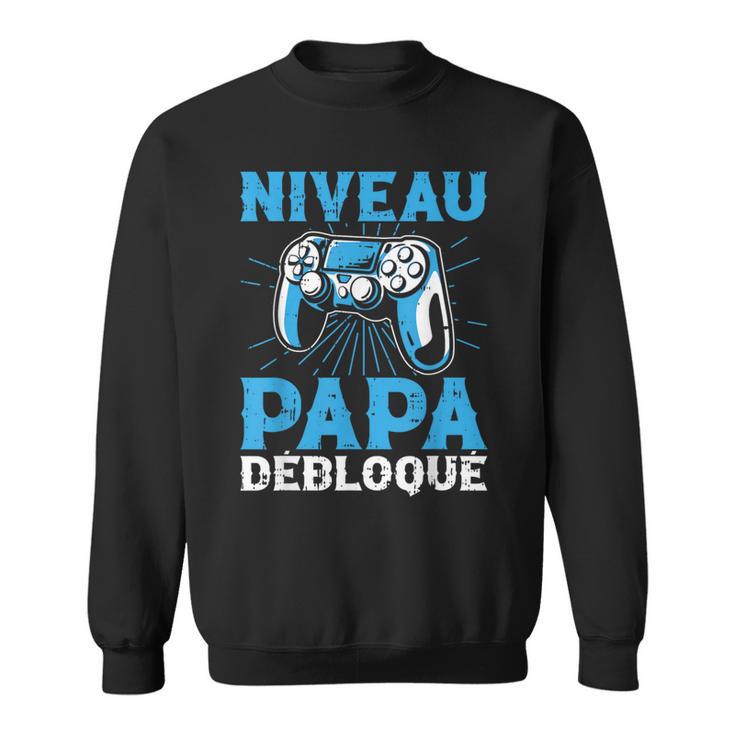 Niveau Papa Débloqué Console Fête Des Pères Homme Cadeau Sweater e