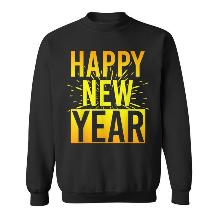 Nye New Year's Eve Party Confetti Fireworks Happy New Year Sweatshirt