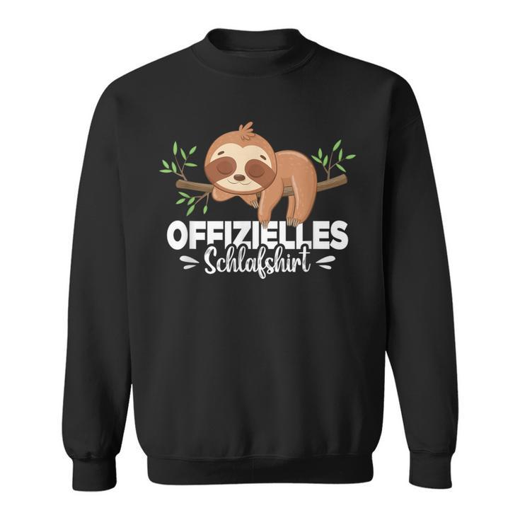 Offizielles Schlaf Faultier S Sweatshirt