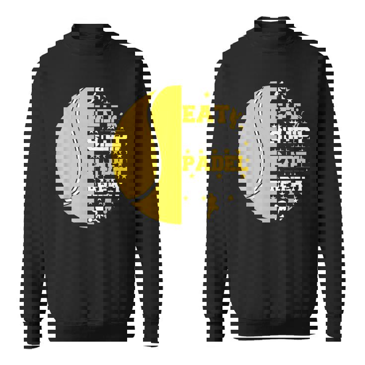 Padelista Divertido Jugador Padel Eat Sleep Padel Repeat Camisa de entrenamiento