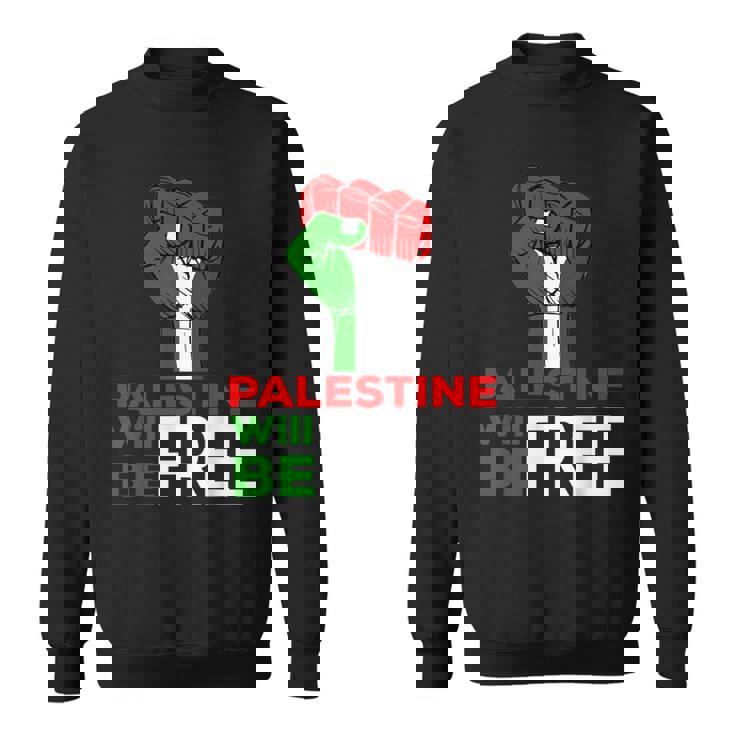 Palestine Will Be Free Camisa Con La Bandera De Palestina Camisa de entrenamiento