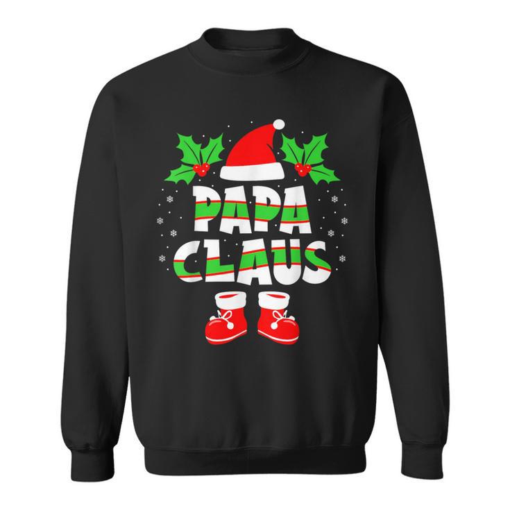 Papa Claus Outfit Christmas Family Christmas Sweatshirt