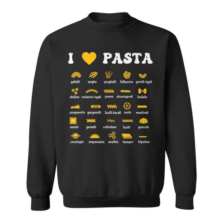 Pastaarieties Spaghetti Noodles Italy Pasta S Sweatshirt