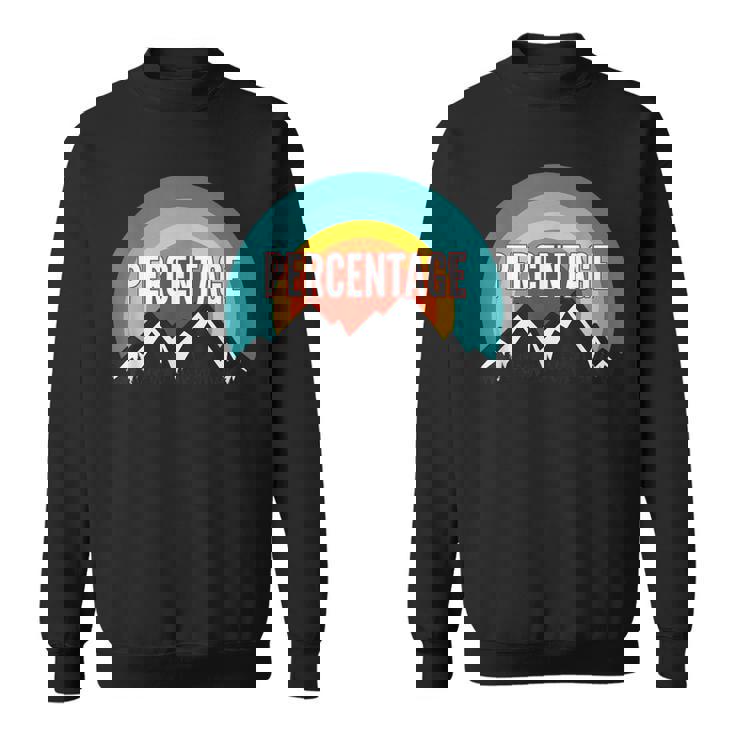 Percentage Vintage Retro Sunset Sweatshirt