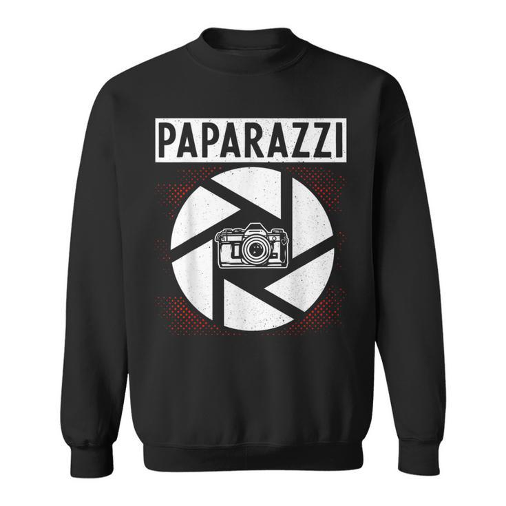 Photography Camera Lens Retro Paparazzi Sweatshirt