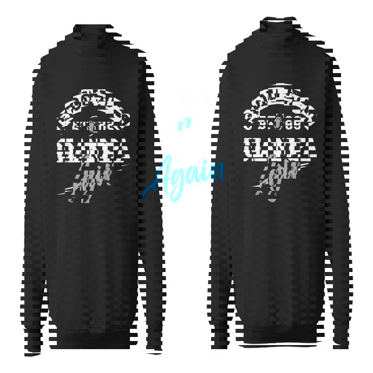Promoted To Grandpa Again New Baby Soon To Be Grandad 2025 Sweatshirt