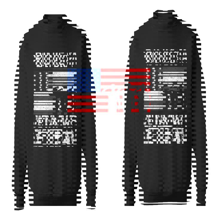 Proud Niece Vietnam War Veteran For Matching Uncle Vet Sweatshirt