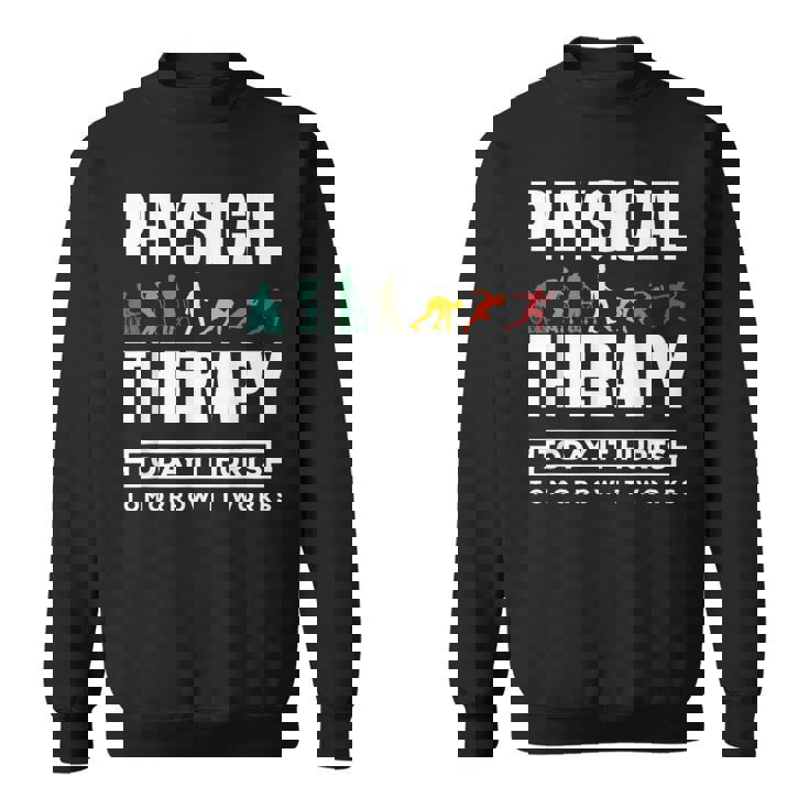 Pt Physical Therapy Assistant Therapist s Asistente De Fisioterapeuta -Adultos Negra Manga Larga Regular Fit One Size S Camisa de entrenamiento