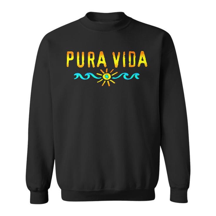 Puraida Costa Rica Sea Beach Sun Way Of Life Summer Sweatshirt