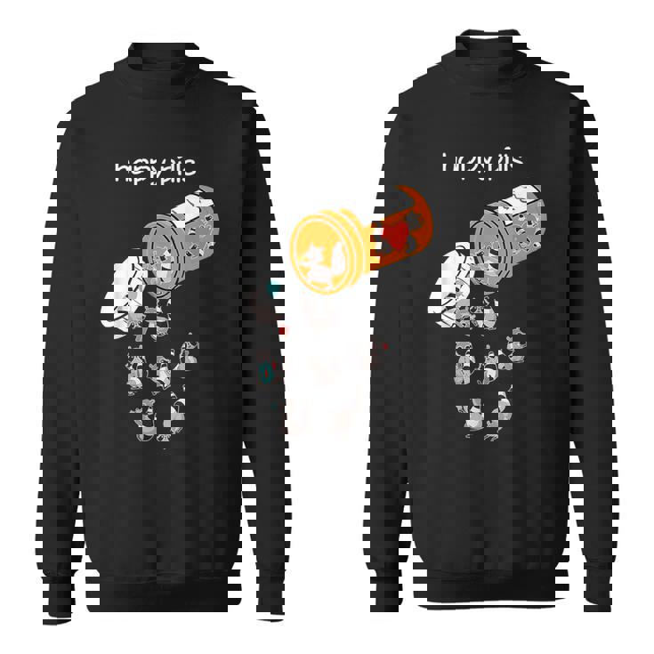 Raccoon Lover T-Shirt - Playful Happy Pills Design