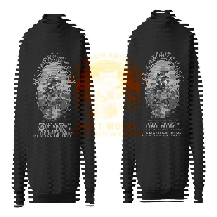 Raccoon Vintage Sweatshirt - Outdoor Adventure | Hiking Enthusiast