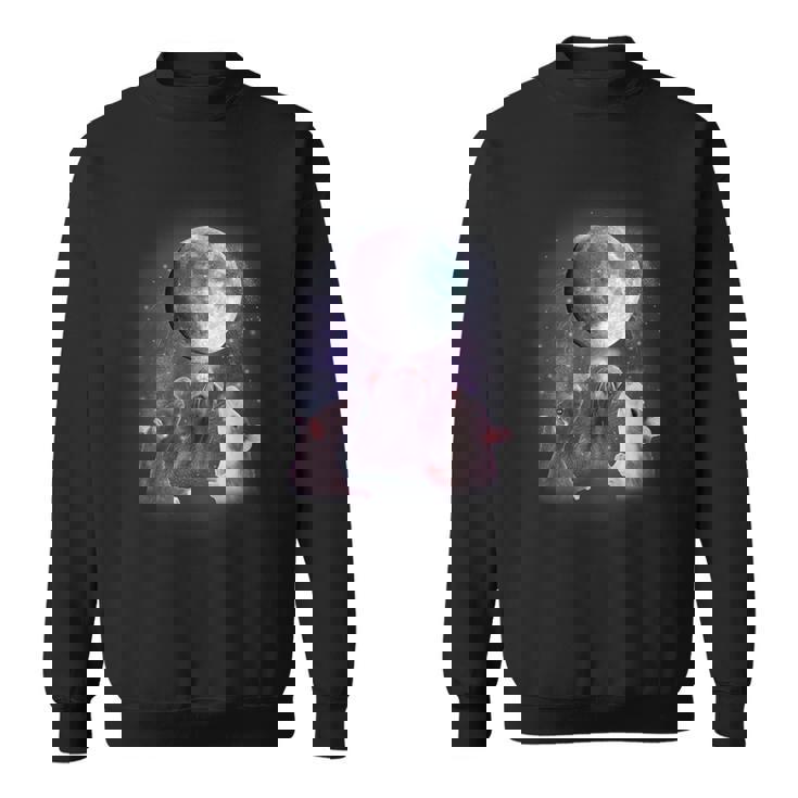 Rats Howling At The Moon Sweatshirt - Whimsical Unisex Hoodie