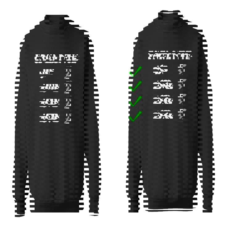 Raved In The 90s Oldschool Raver EDM Music Festival Sweatshirt