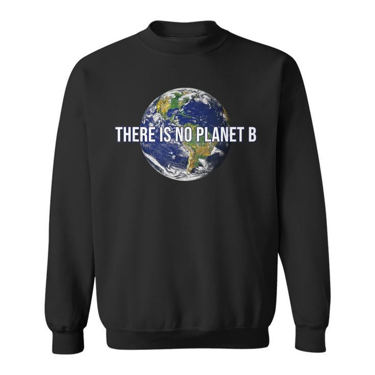 There Is No Planet B Climate Protection Environmental Protection Earth Sweatshirt