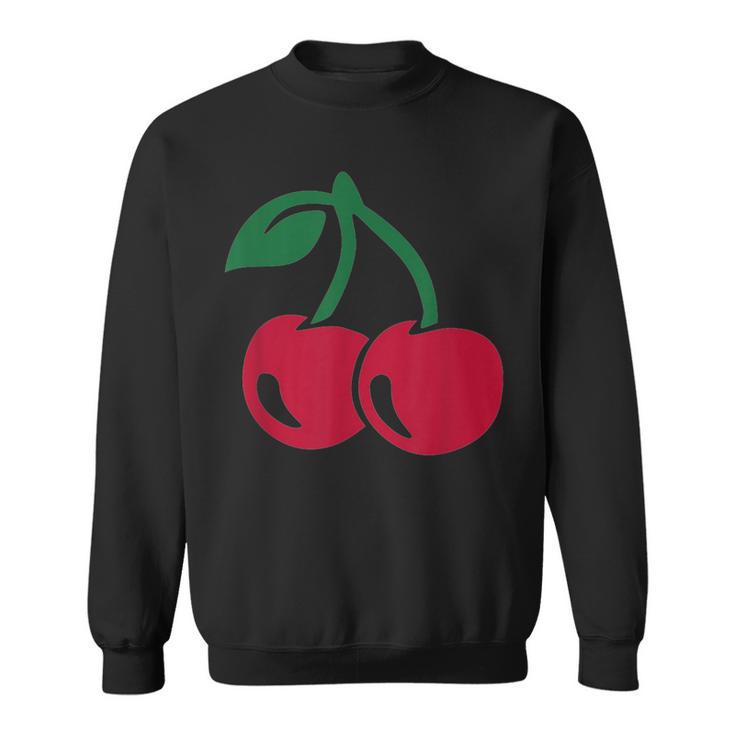 With Red Cherry Sweatshirt