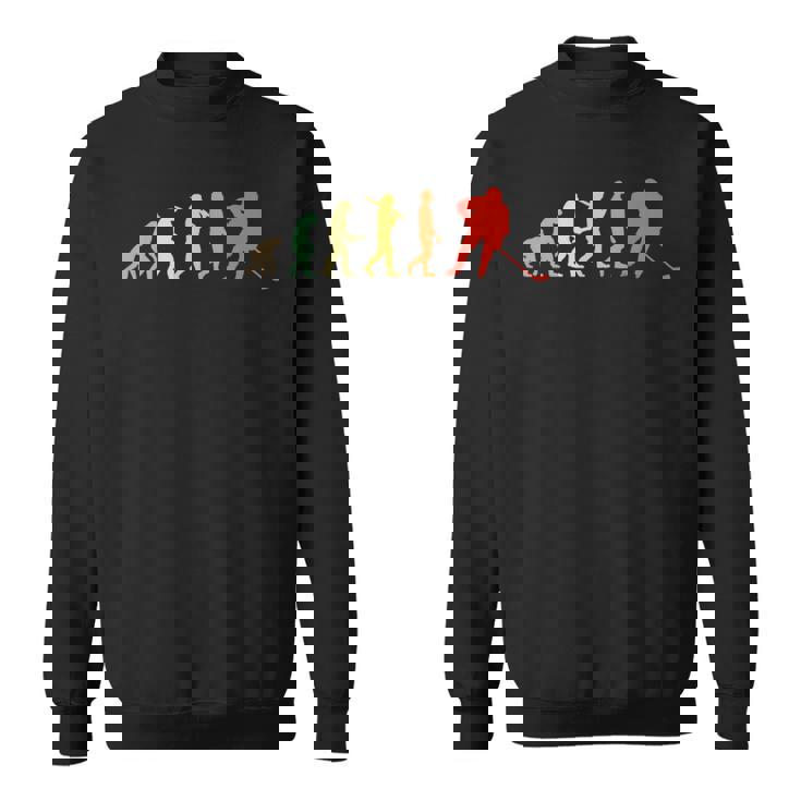 Regalo Para Jugadores De Hockey Sobre Hielo Evolución Retro Camisa de entrenamiento