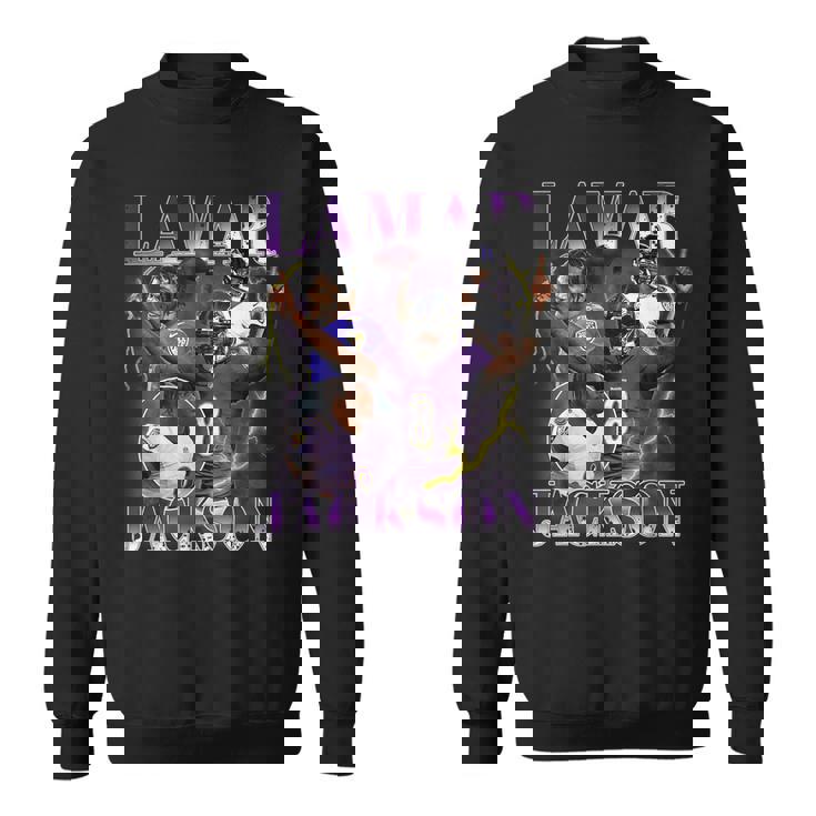 Retro Lamar Jacks0n Vintage 90S Graphic Sweatshirt