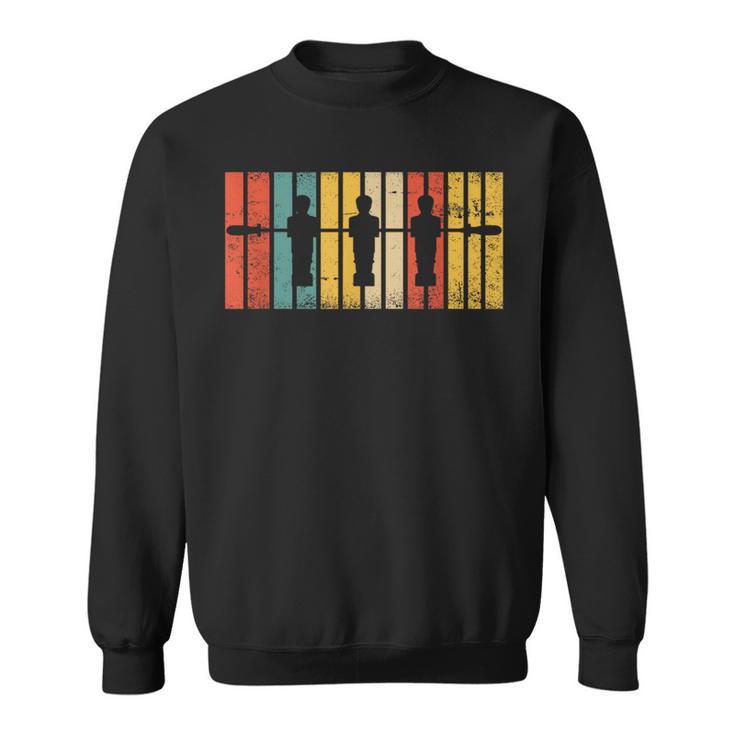 Retro Table Football Tables -Intage Table Football Wuzzler Sweatshirt