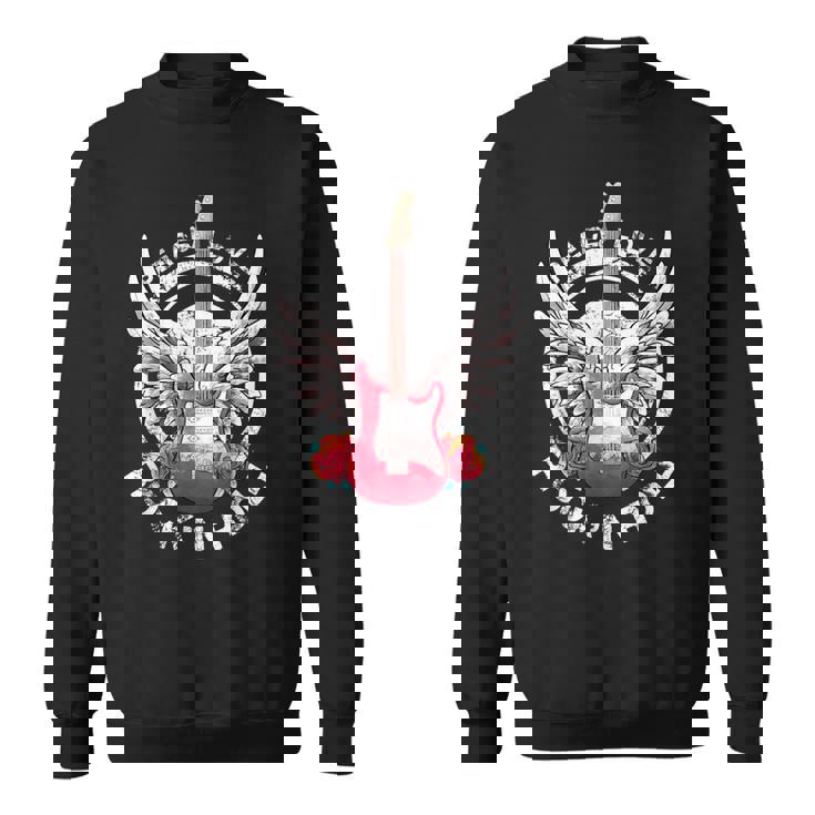Lets Rock Rock & Roll Guitare Électriqueintage Rock Concert Sweater e