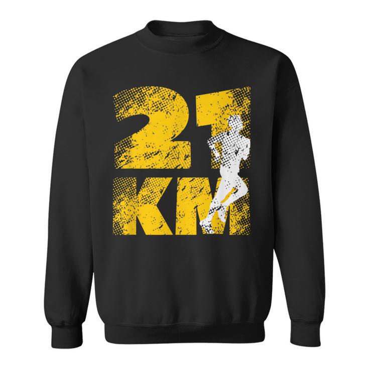 Runner Jogging Running Runner Sports Half Marathon Sweatshirt