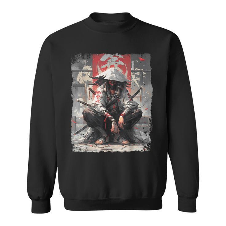 Samurai Sword Katana Ninja Japan Manga Anime Streetwear Sweatshirt