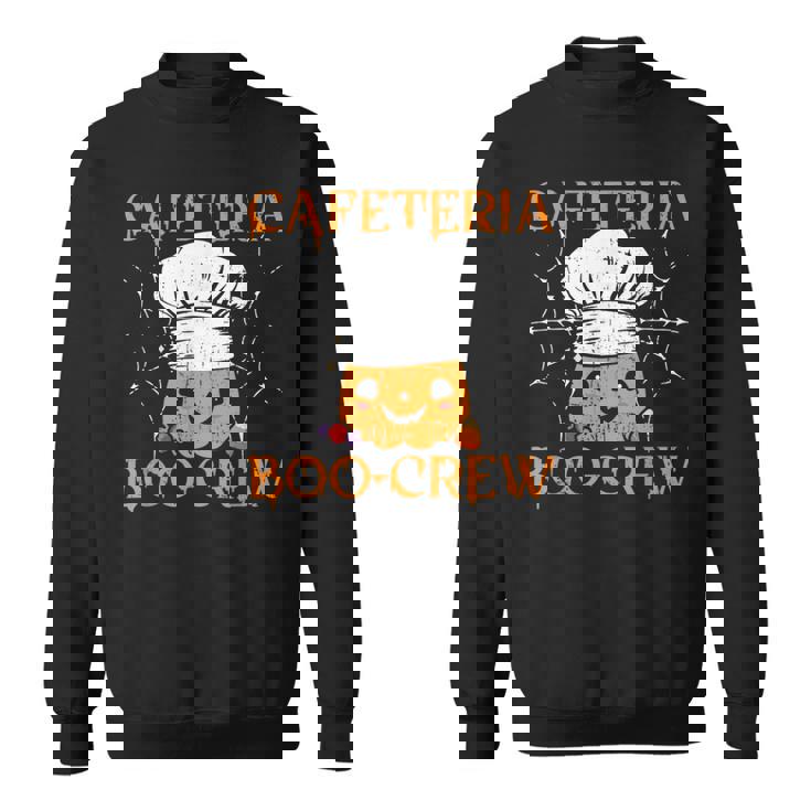 School Cafeteria Halloween Boo-Crew For Lunch Lady Sweatshirt