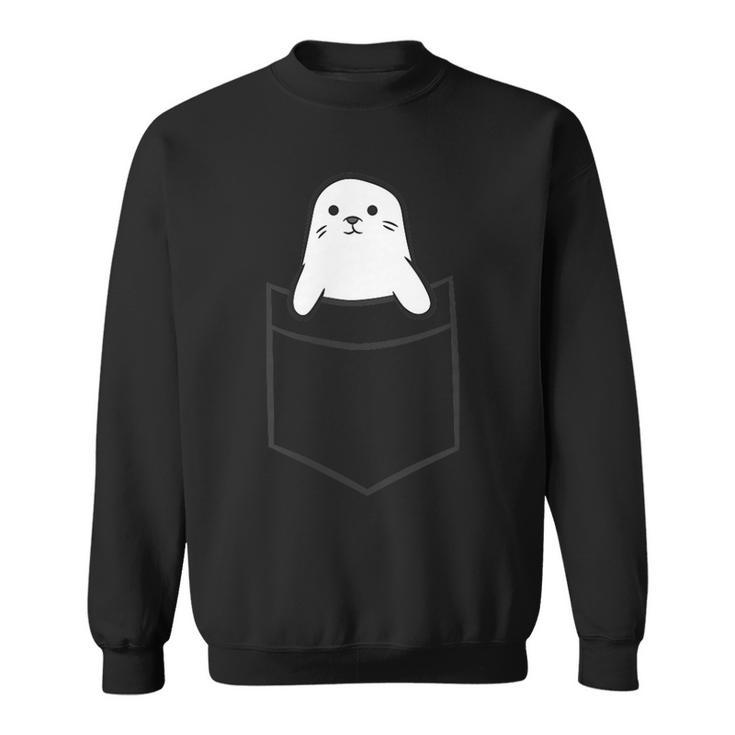 Seal In The Pocket Cute Baby Seals S Sweatshirt