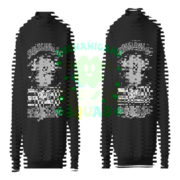 Shenanigans Squad St Patrick's Day Smile Green Proud Irish Sweatshirt